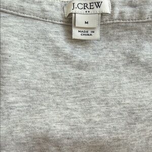 J. Crew Light Heather Gray Crewneck Sweatshirt